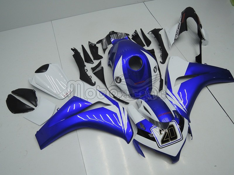 HONDA CBR 1000RR year 2008 2011 Carena ABS Kit Art 53 altea personalizzata blu