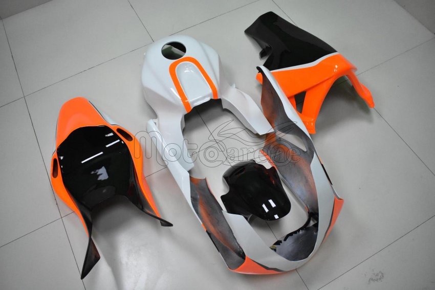 HONDA CBR 600 RR Carena Fiberglass Personalizzata Orange fluo