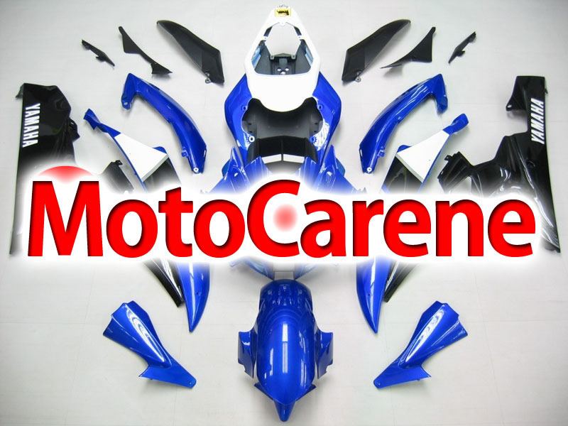 YAMAHA YZ-F R6 Carena ABS Anno 2006 2007 Kit Fairing Art 06 Blu Nero