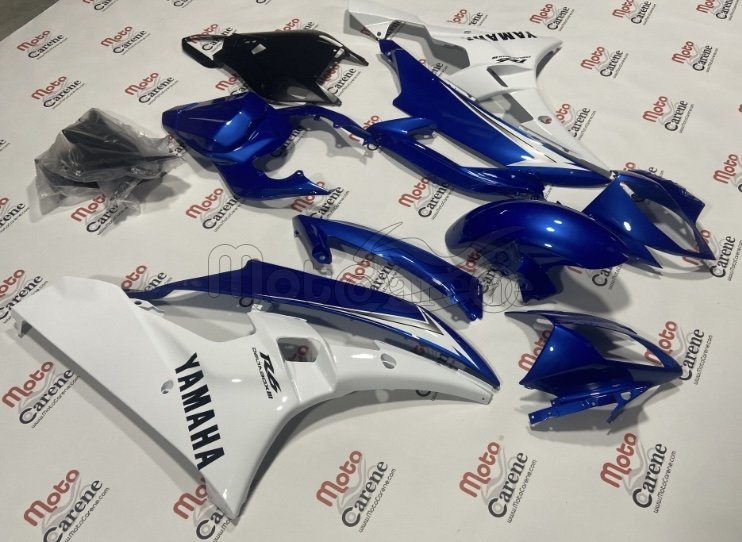 YAMAHA YZ-F R6 Carena ABS Anno 2006 2007 Kit Fairing Art 17 Blu Bianco