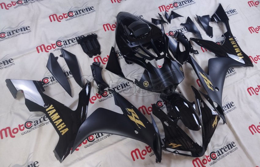 YAMAHA YZ-F R6 Carena ABS Anno 2003 2005 Kit Fairing Art 19 Black Total