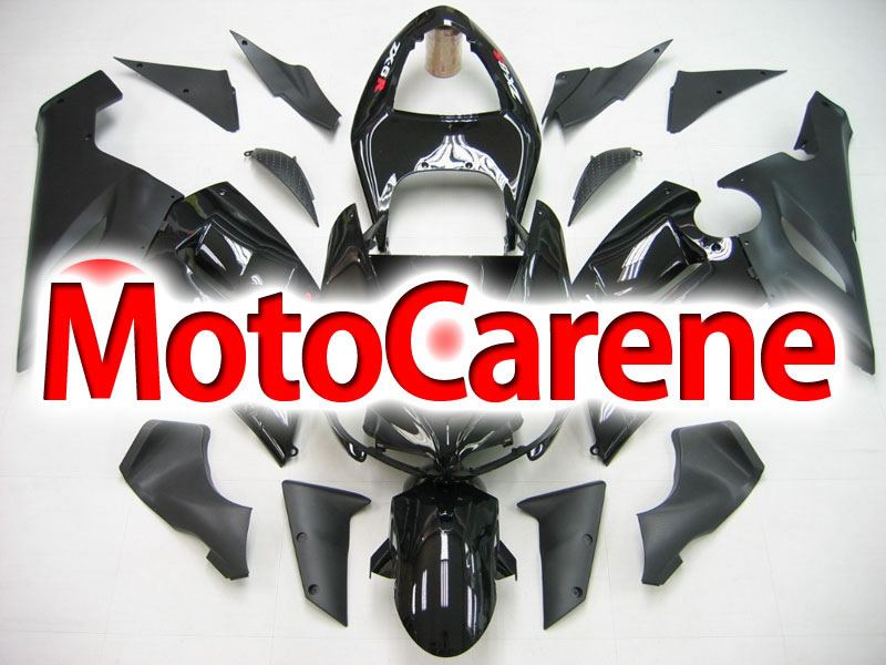 KAWASAKI ZX 6R Carena ABS Year 2005-2006 Kit Fairing Art 03 Nero Totale