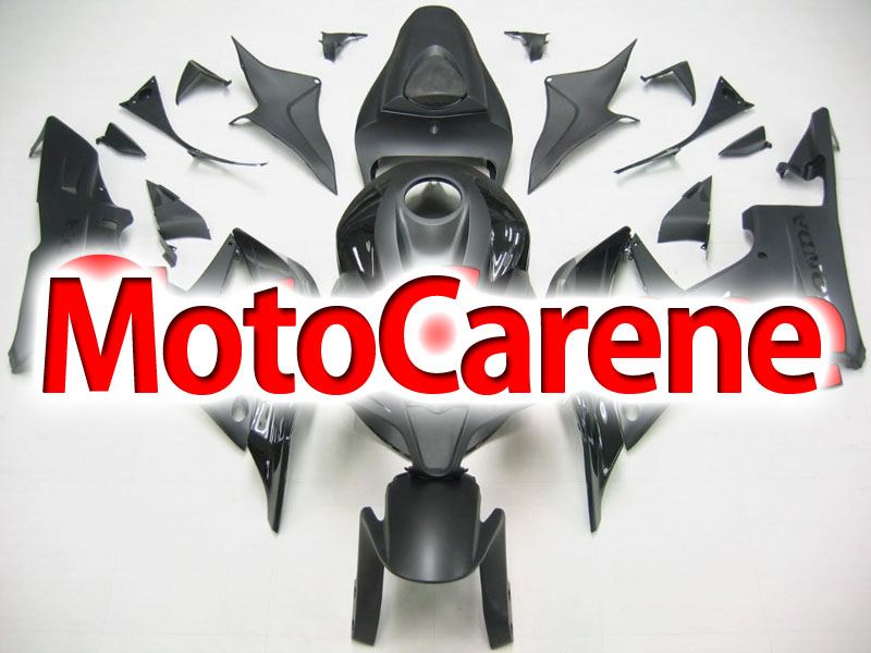 HONDA CBR 600RR Carena ABS Year 2007 2008 Fairing Art 32 Nero Totale Opaco